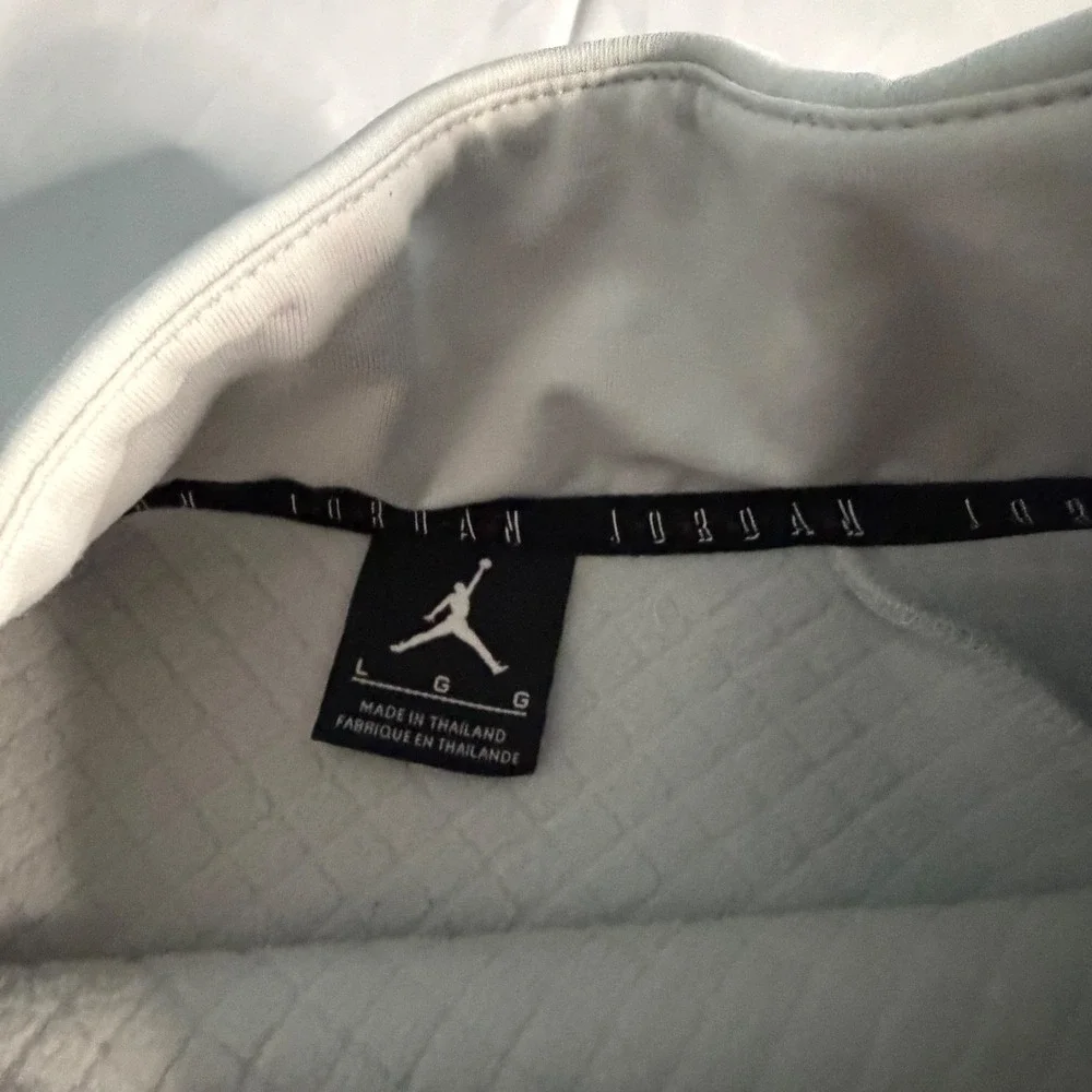 Jordan Mens Therma Sphere Max 23 Flight Tech Sweatshirt Mock Neck Zip Hoodie